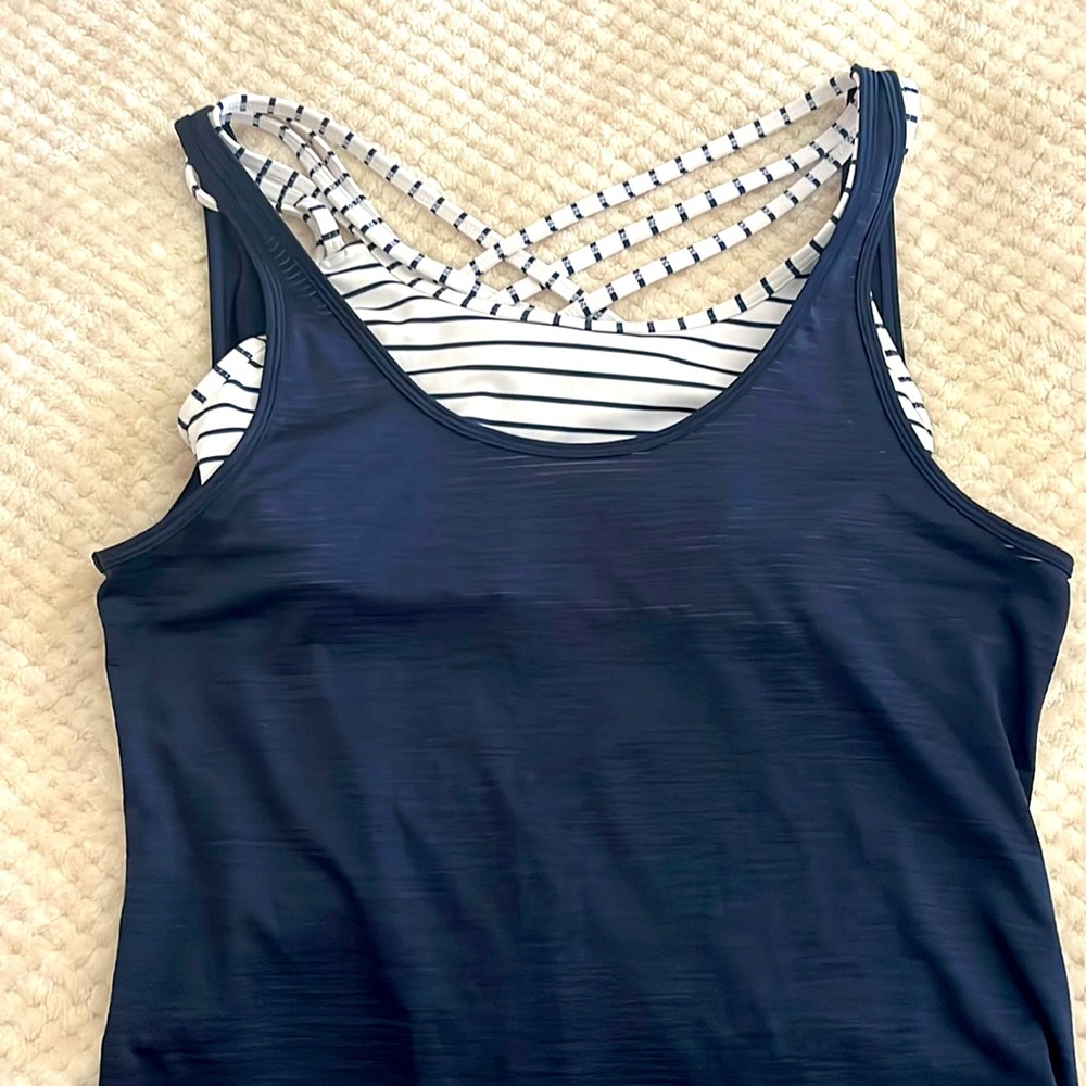 Athleta bra/tank combo